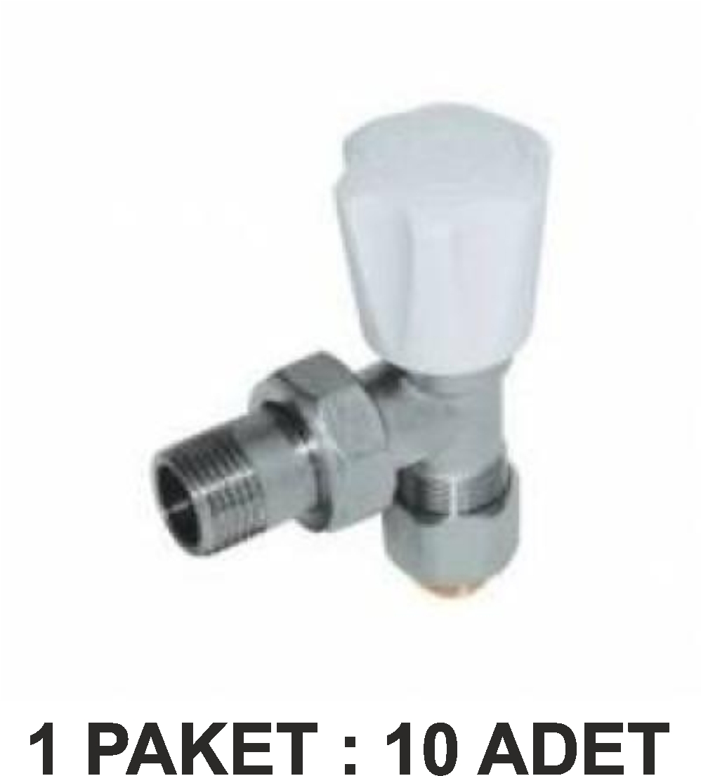 KALDE PEX B KÖŞE RADYATÖR VANASI 16*2’’ PAKET 10 Lu