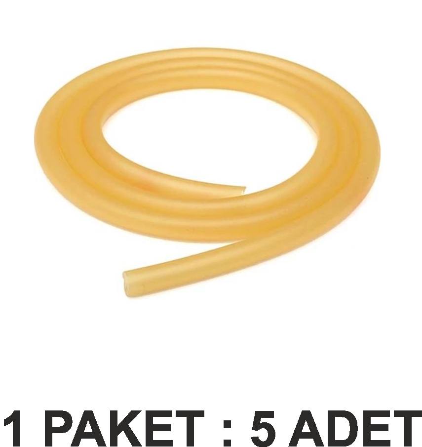 AK TEK Silikon Hortum 8*12 mm - U Manometre Hortumu 1 mt PAKET 5 Lİ