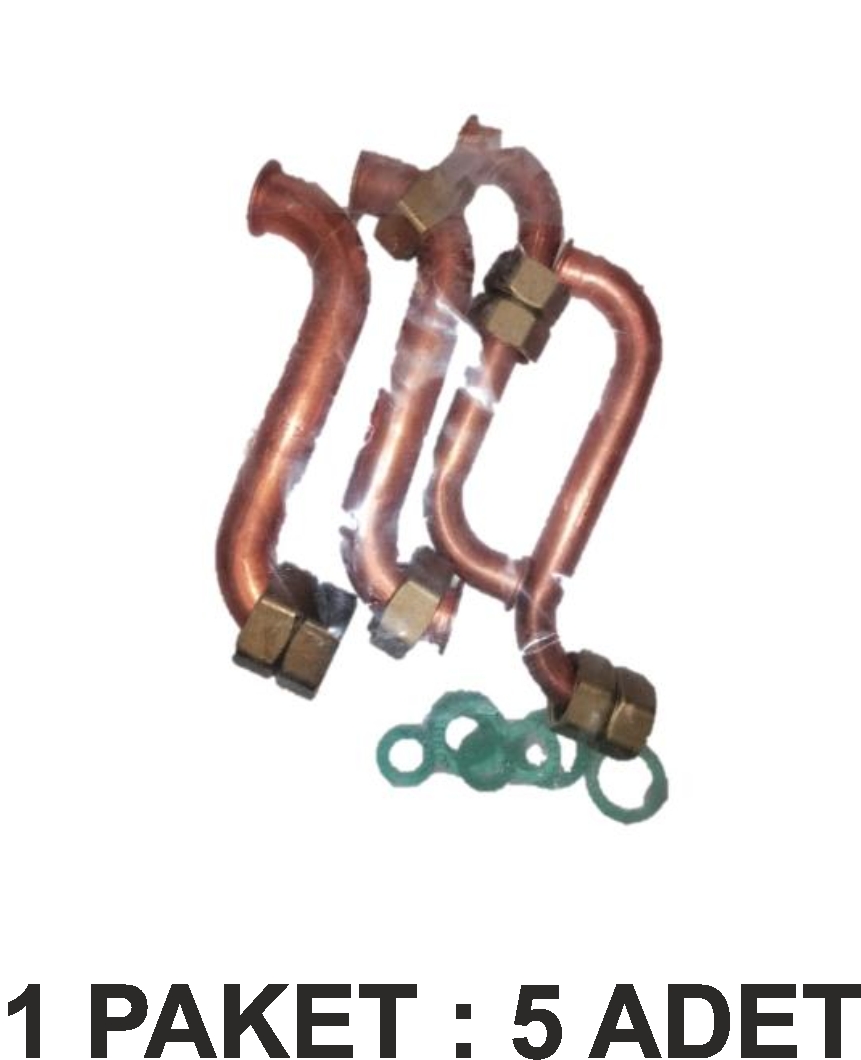 AK TEK KOMBİ BAKIR MONTAJ SETİ (2 ADET 1/2- 2 ADET 3/4) PAKET 5 Lİ