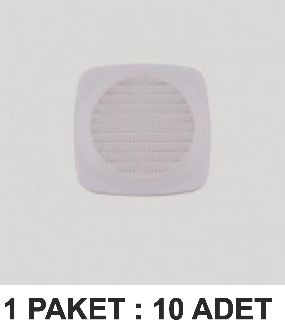 DUVAR MENFEZİ  Q 130 MM  - 165 MM * 165 MM PAKET 10 Lu