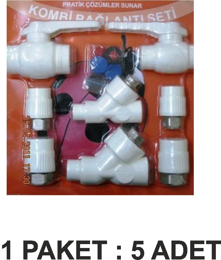 PP-R PRATİK REKORLU 8’Lİ KOMBİ MONTAJ SET PAKET 5 Lİ