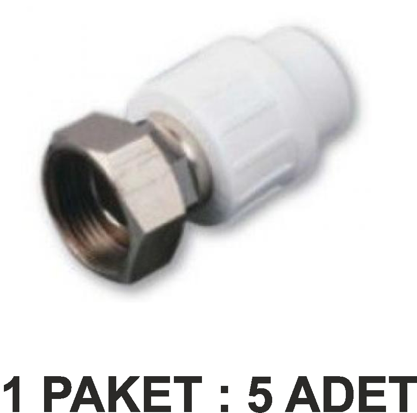  PP-R METAL DÜZ PRATİK REKOR DN 20 PAKET 5 Lİ