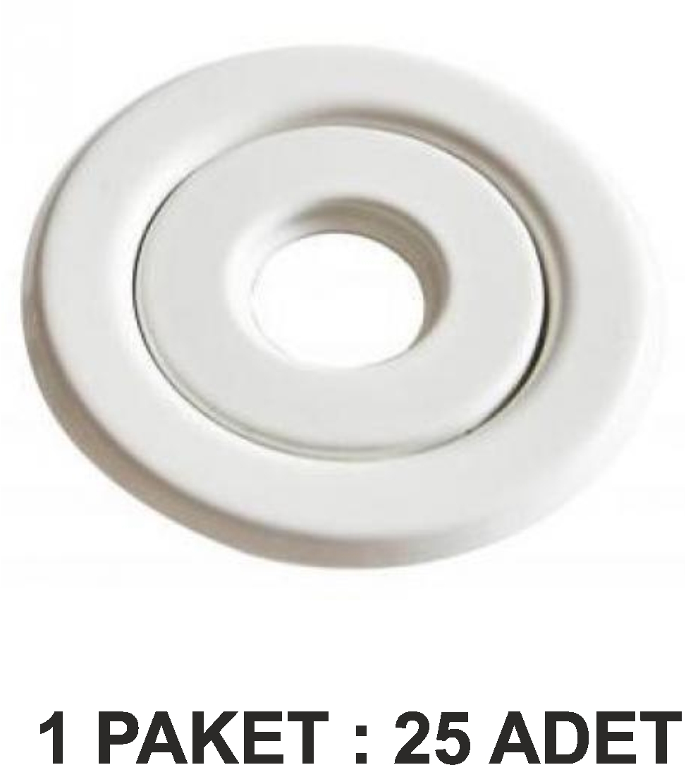 YANGIN SPRİNKLER ROZET BEYAZ PAKET 25 Lİ