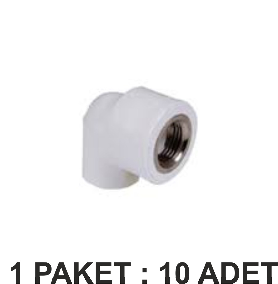 DİZAYN PPRC İ.D. DİRSEK 20-1/2 PAKET 10 Lu