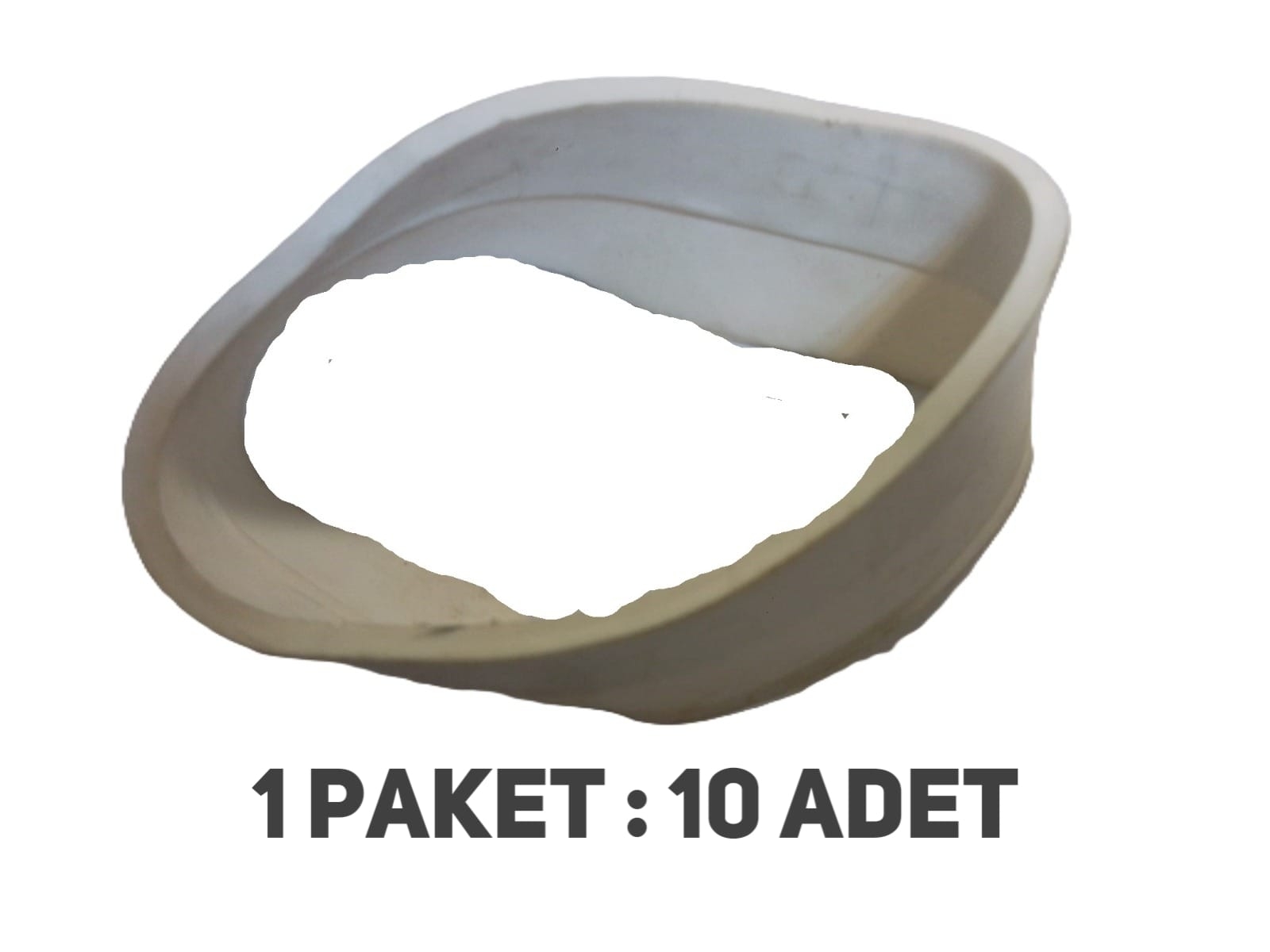 KOMBİ BACA CONTASI Q 100 MM BEYAZ (DIŞ BACA )İÇİN PAKET 10 Lu
