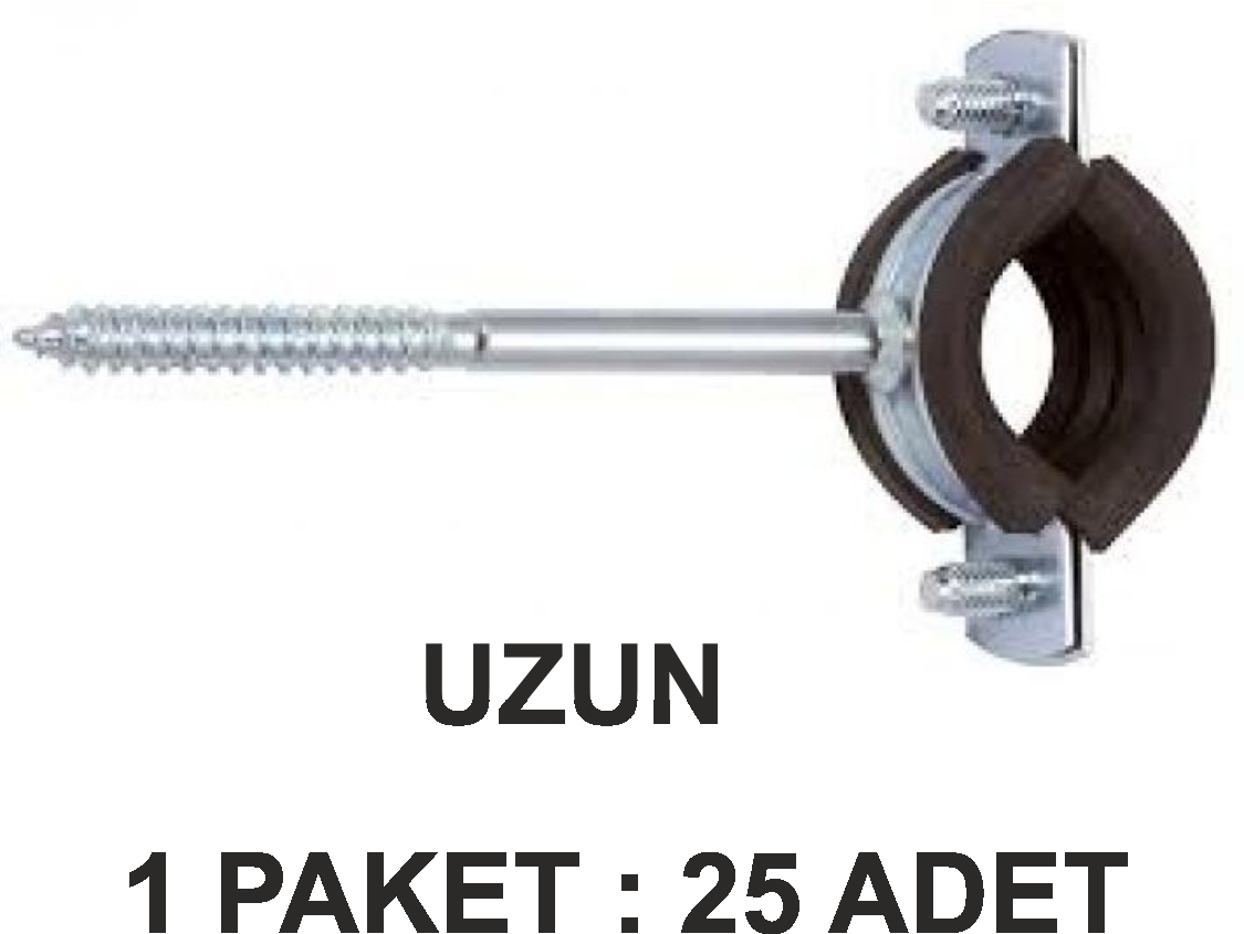 ECO DOĞALGAZ  UZUN KELEPÇESİ 1 1/2 PAKET 25 Lİ