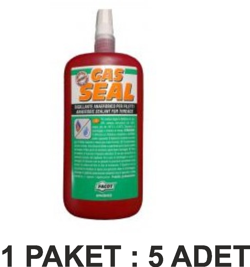 GAS SEAL 250 ML SIVI MACUN YOĞUN PAKET 5 Lİ