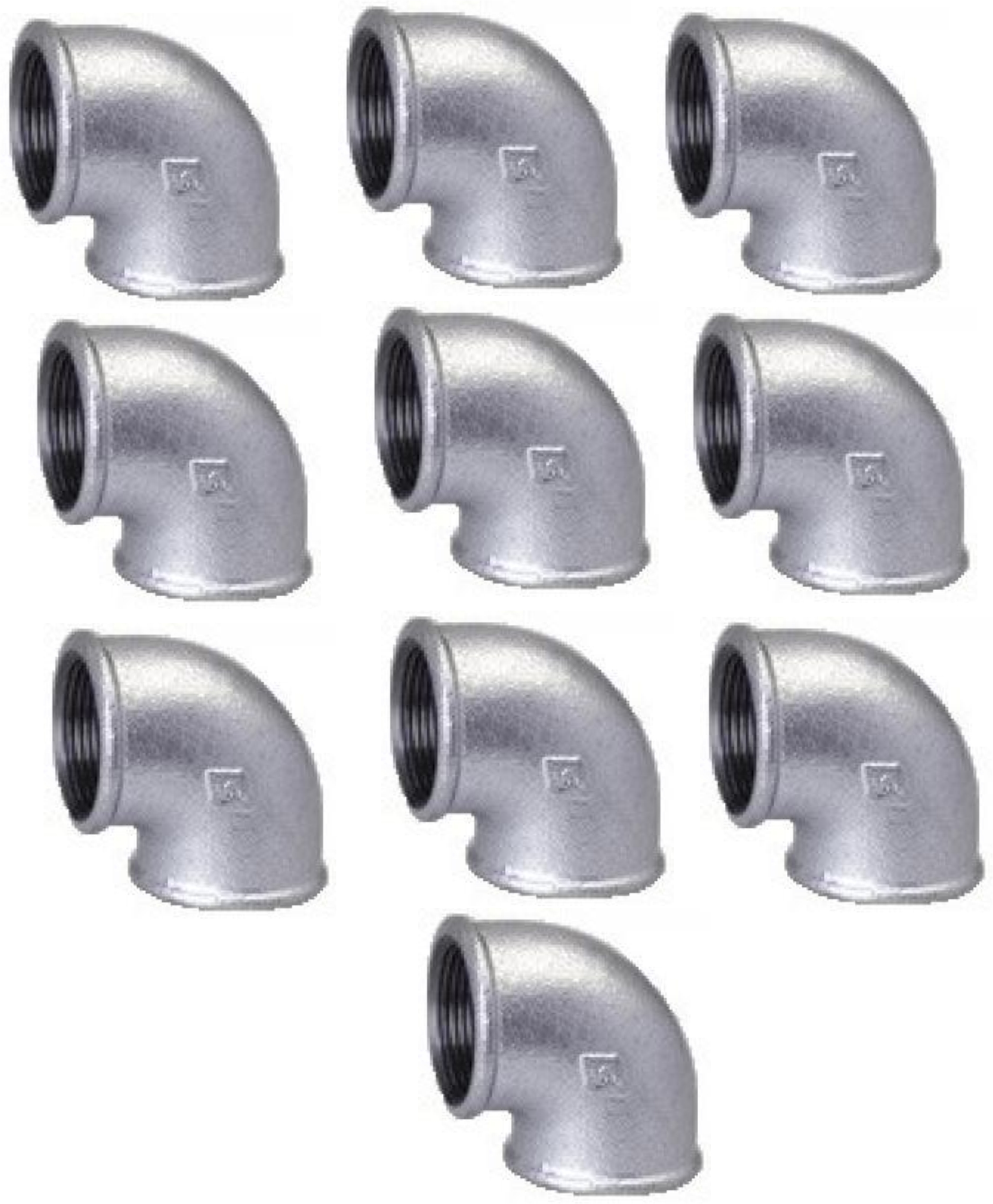 MECH DİRSEK DÖKÜM DİŞLİ 1 1/2  GALV. PAKET 10 Lu