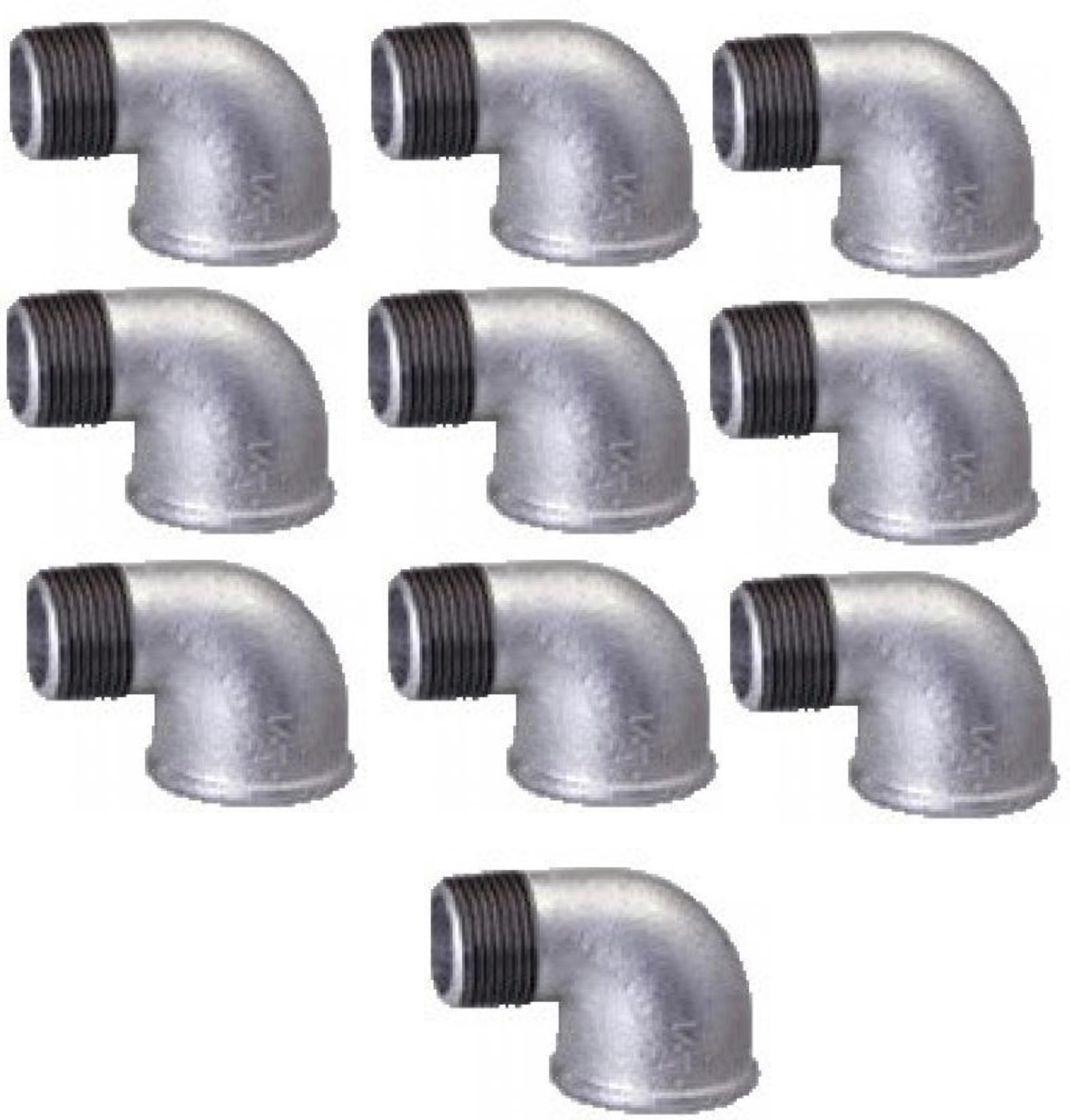 MECH KUY.DİRSEK0DÖKÜM DİŞLİ 3/4 GALV. PAKET 10 Lu