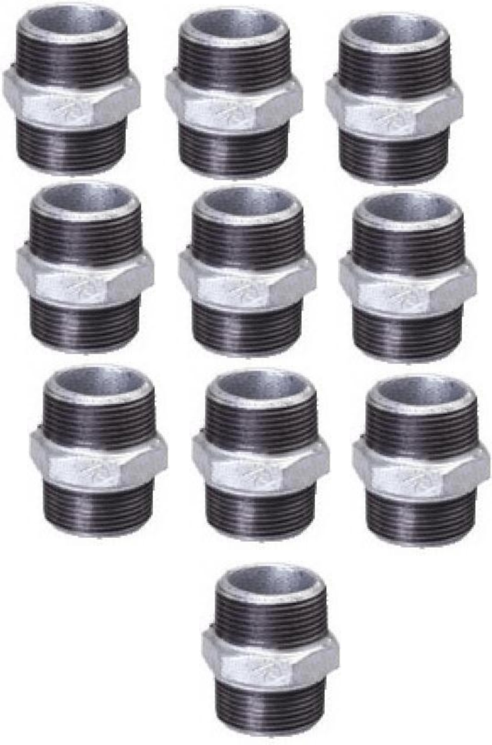 MECH NİPEL DÖKÜM DİŞLİ 3/4  GALV. PAKET 10 Lu