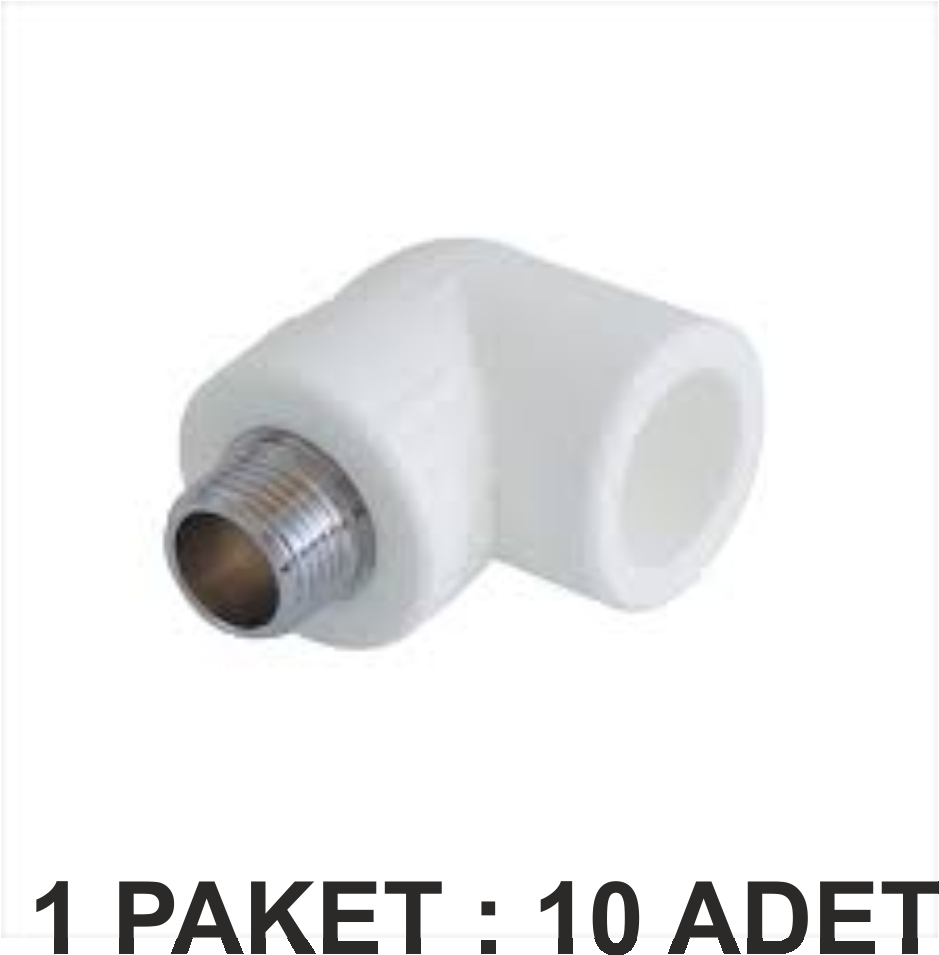 DİZAYN PPRC D.D. DİRSEK 25-3/4 PAKET 10 Lu