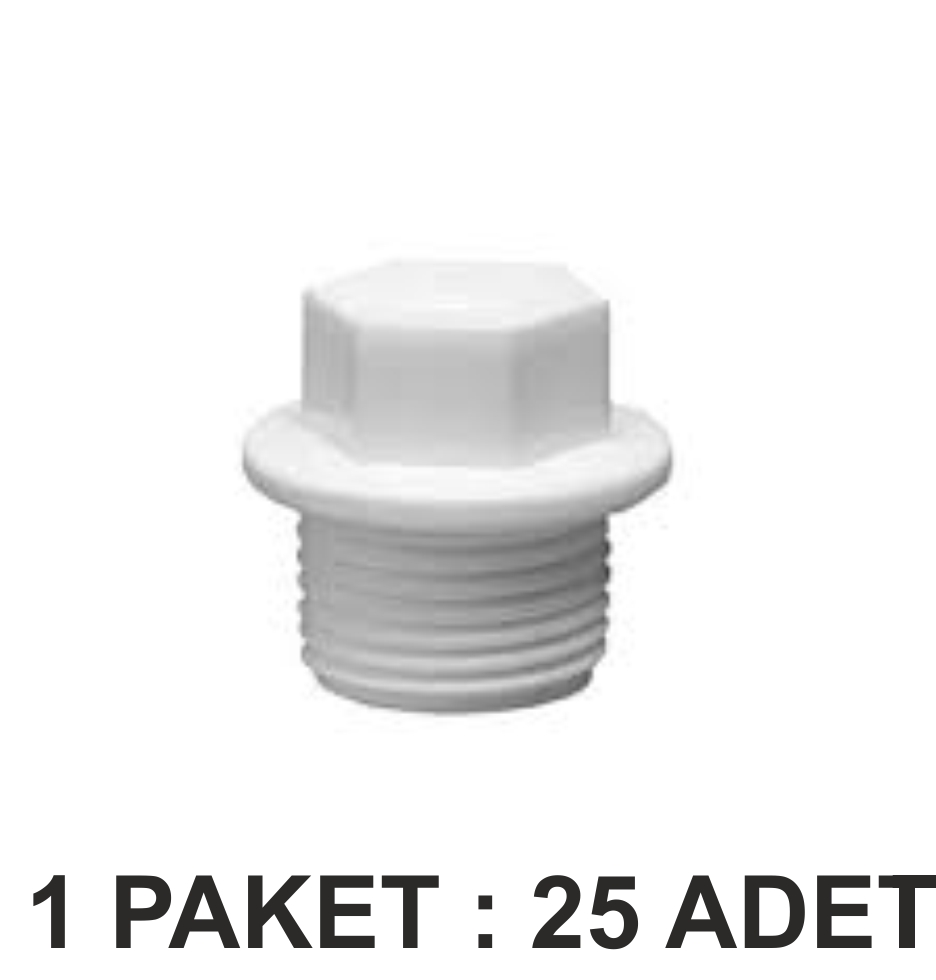 PPRC KÖR TAPA DN 25 PAKET 25 Lİ