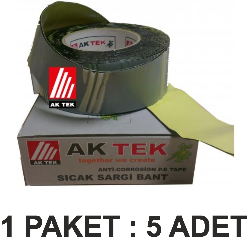 AK TEK SICAK SARGI BANT    (L) DOĞALGAZ BORU İZALASYON PAKET 5 Lİ