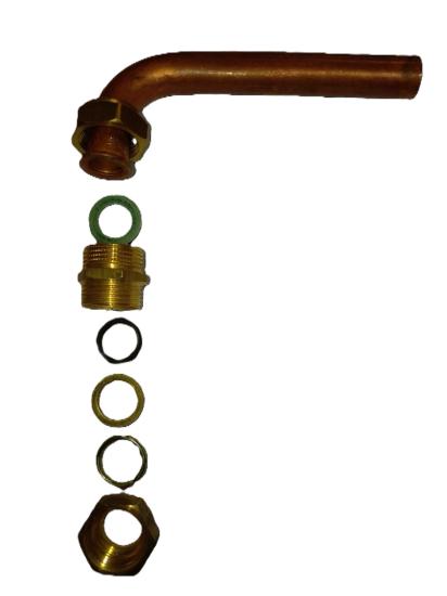 BAKIR 18 MM*3/4 ’’  VAİLLANT KOMBİ YÜZÜKLÜ  REKOR 