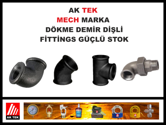 AK TEK SLİDER DİŞLİ FİTTİNGS