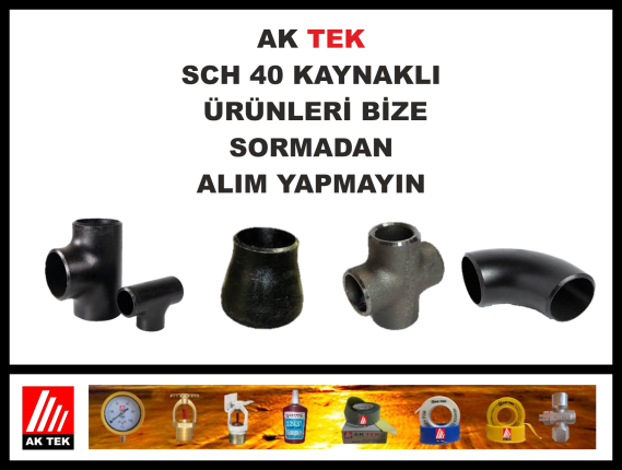 AK TEK KAYNAKLI SCH 40 SLİDER